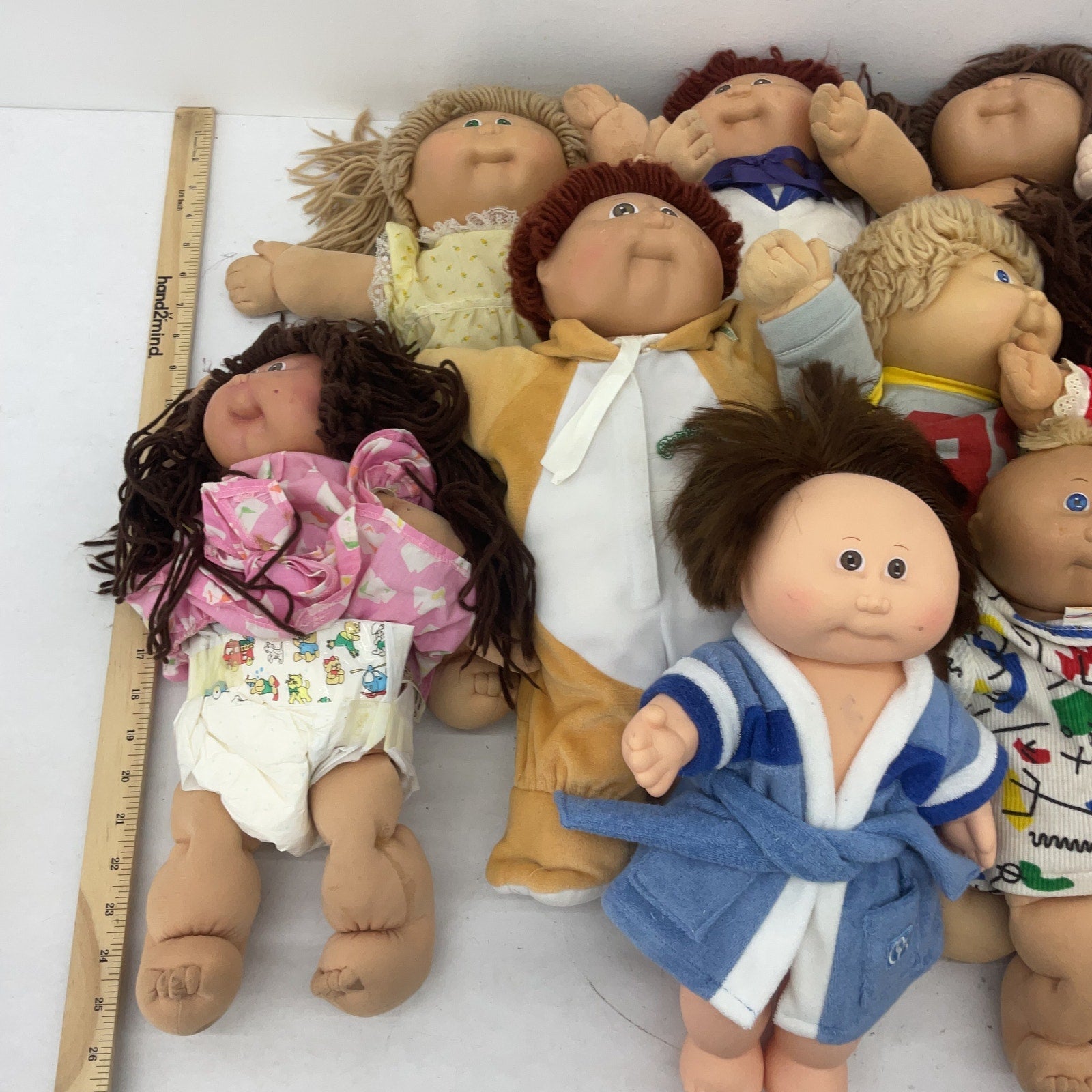 Cabbage Patch Kids CPK Preowned Baby Dolls LOT Boys Girls Blonde Brunette 12 lbs - Warehouse Toys