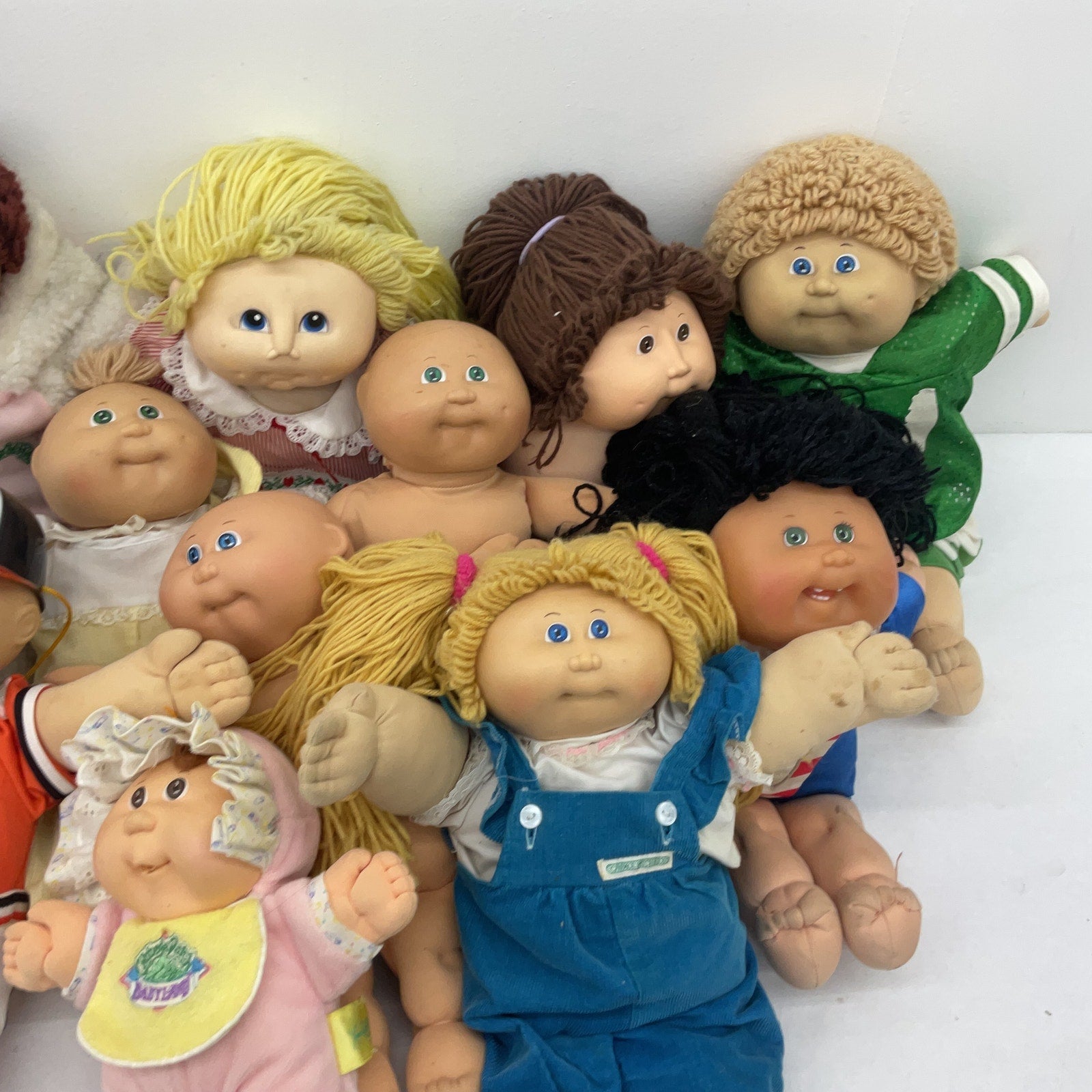 Cabbage Patch Kids CPK Preowned Baby Dolls LOT Boys Girls Blonde Brunette 12 lbs - Warehouse Toys