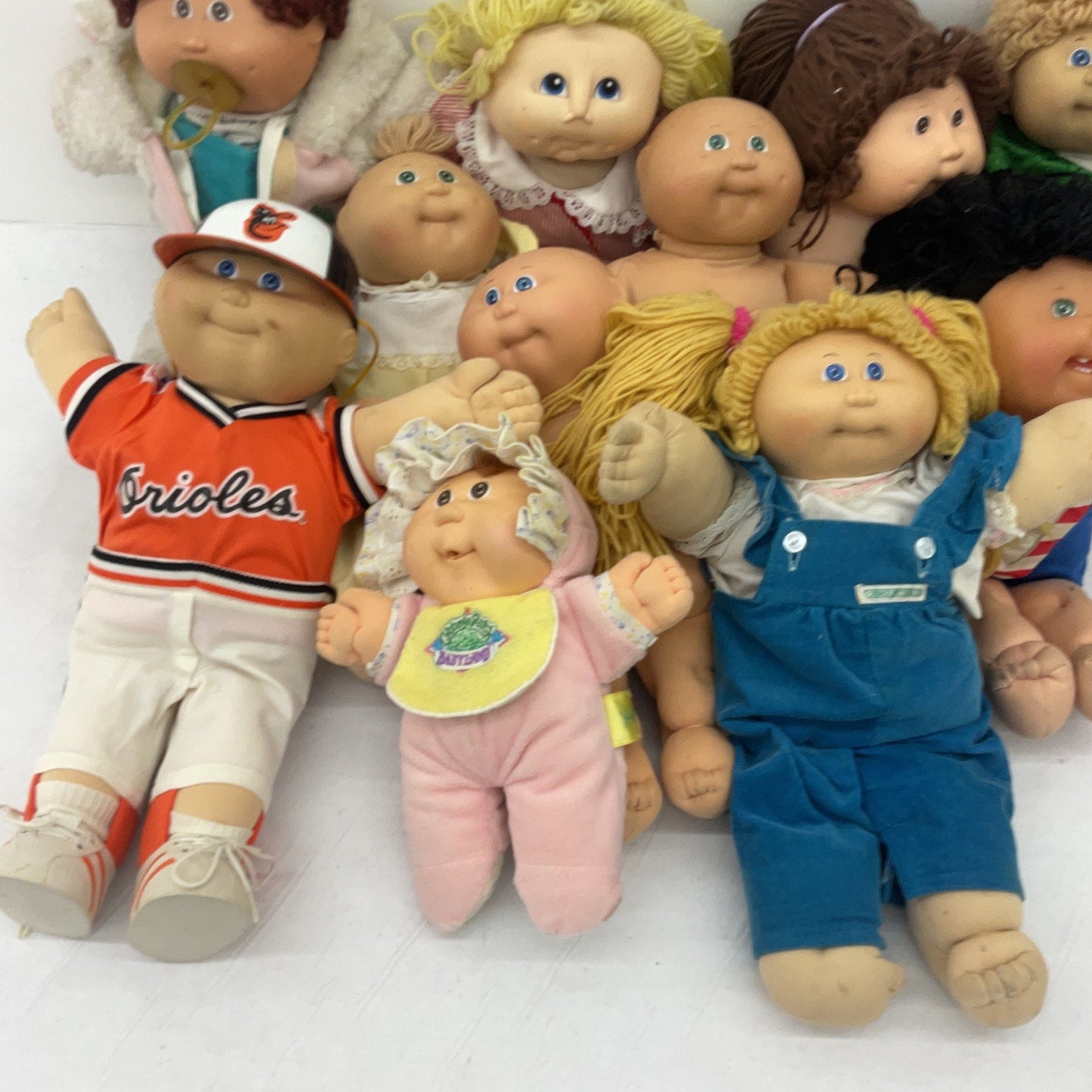 Cabbage Patch Kids CPK Preowned Baby Dolls LOT Boys Girls Blonde Brunette 12 lbs - Warehouse Toys