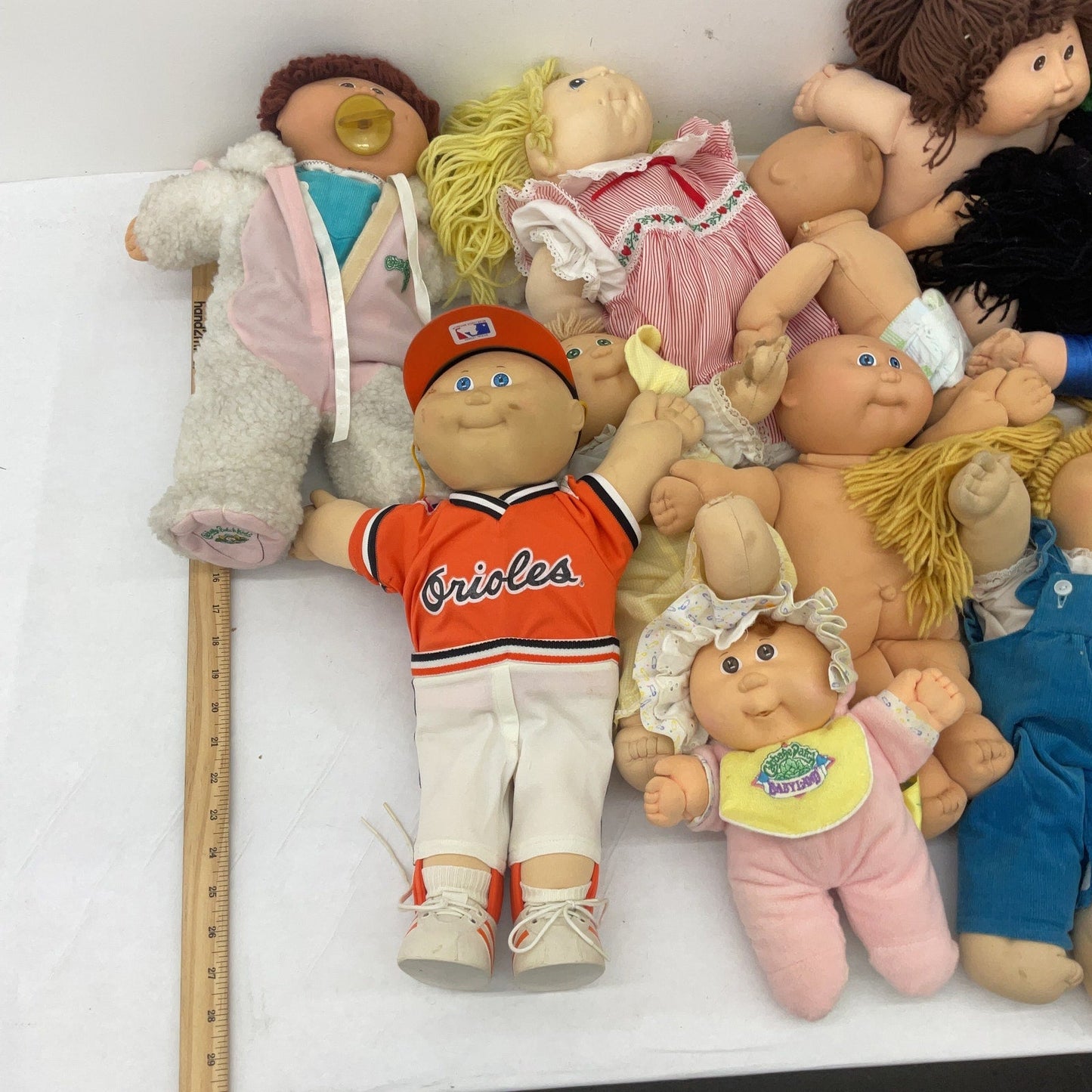 Cabbage Patch Kids CPK Preowned Baby Dolls LOT Boys Girls Blonde Brunette 12 lbs - Warehouse Toys