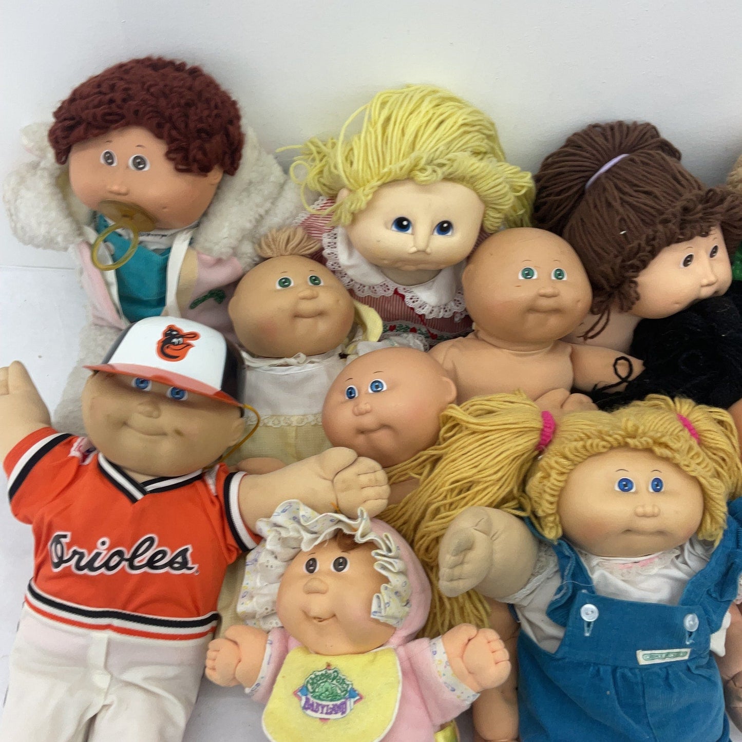 Cabbage Patch Kids CPK Preowned Baby Dolls LOT Boys Girls Blonde Brunette 12 lbs - Warehouse Toys