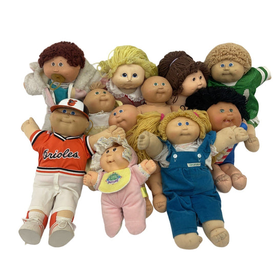 Cabbage Patch Kids CPK Preowned Baby Dolls LOT Boys Girls Blonde Brunette 12 lbs - Warehouse Toys