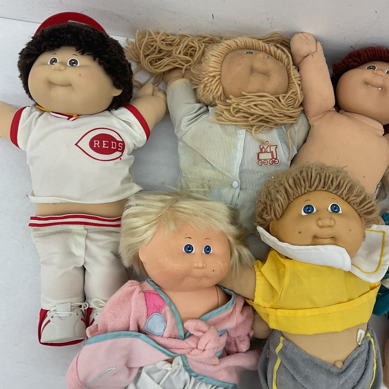 Cabbage Patch Kids CPK Preowned Baby Dolls LOT Boys Girls Blonde Brunette - Warehouse Toys