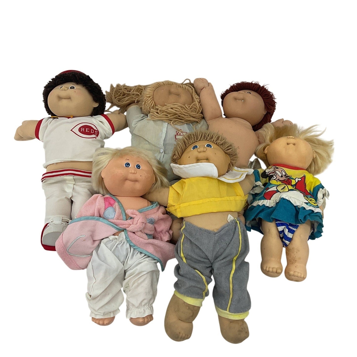 Cabbage Patch Kids CPK Preowned Baby Dolls LOT Boys Girls Blonde Brunette - Warehouse Toys