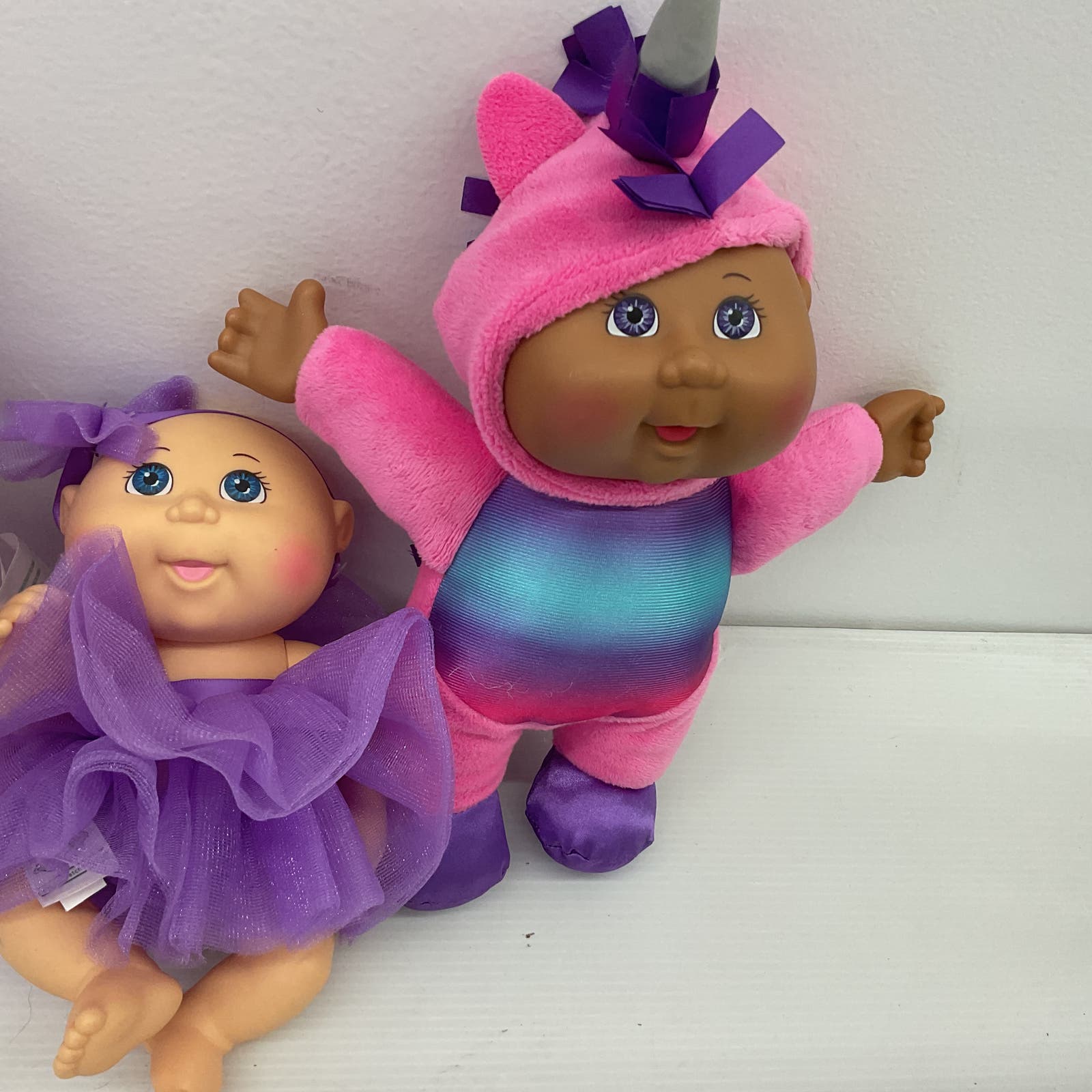 Cabbage Patch Kids Pink Play Doll Lot CPK Purple Baby Dolls - Warehouse Toys