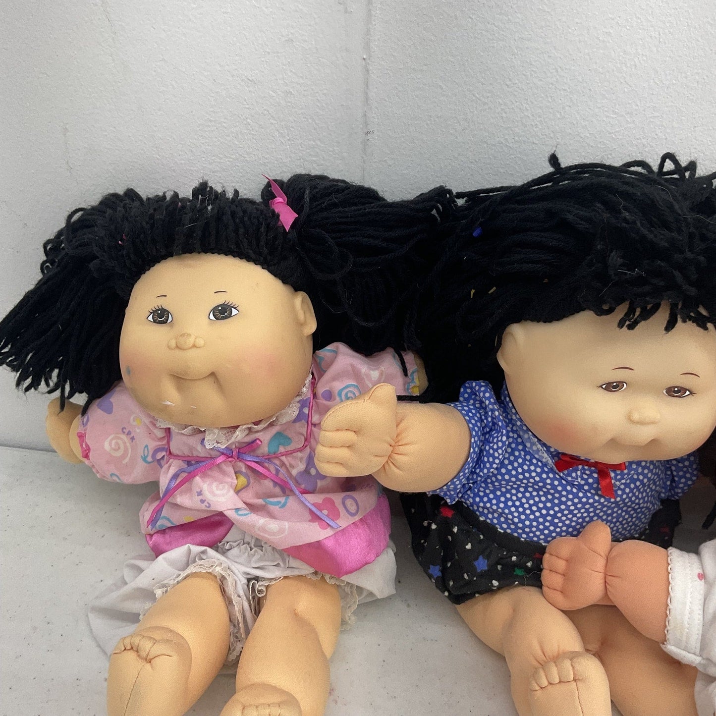 Cabbage Patch Kids Preowned Asian Black Hair LOT 5 lbs Baby Dolls Boys Girls - Warehouse Toys