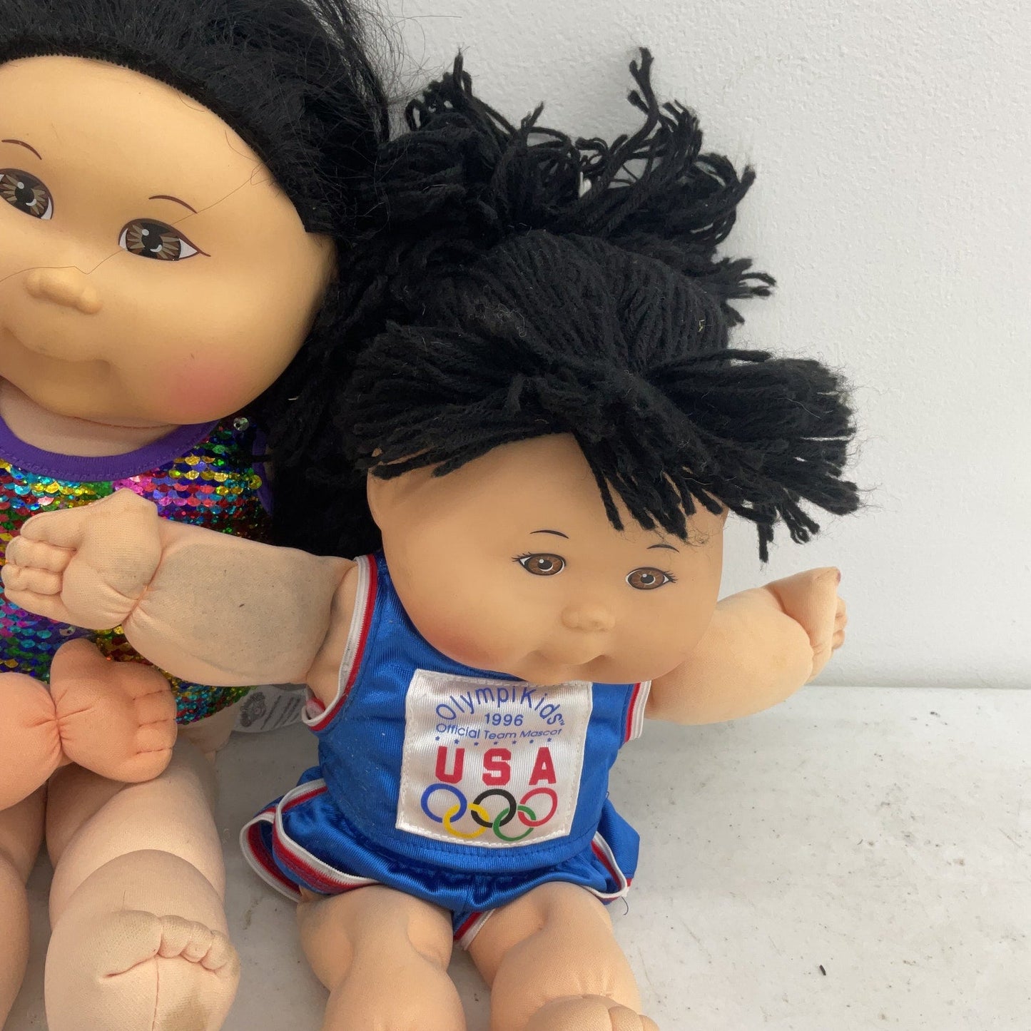 Cabbage Patch Kids Preowned Asian Black Hair LOT 5 lbs Baby Dolls Boys Girls - Warehouse Toys