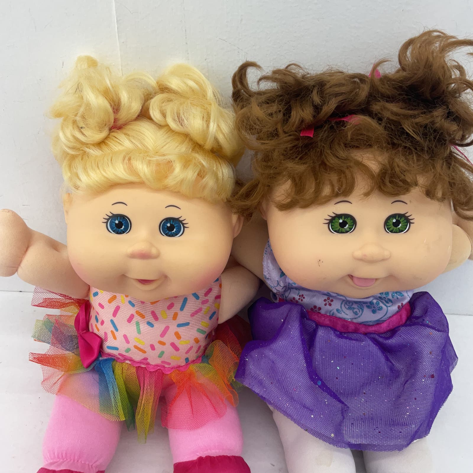 Cabbage patch doll blonde curly hair online