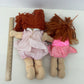 Cabbage Patch Kids Soft Body Baby Dolls LOT 2 15 Year Anniversary Yarn Hair - Warehouse Toys