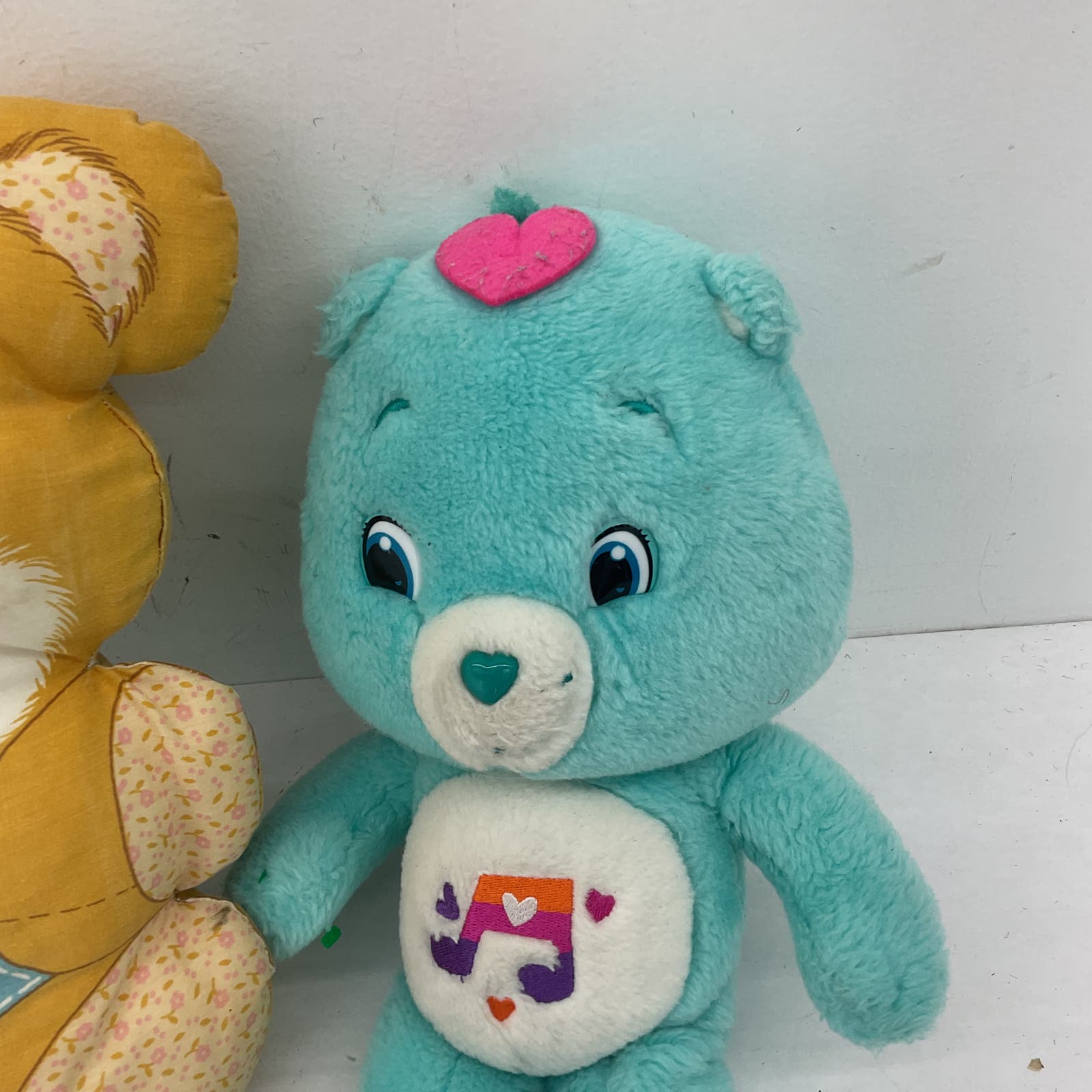 Care Bears Heartsong Stuffed Animal and Vintage PIllow Bear - Blue - Warehouse Toys