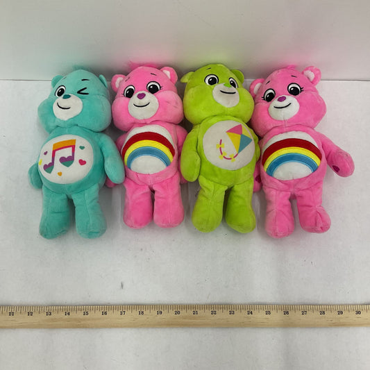 Care Bears Multicolor Stuffed Animal Pink Green Blue Plush Lot - Warehouse Toys