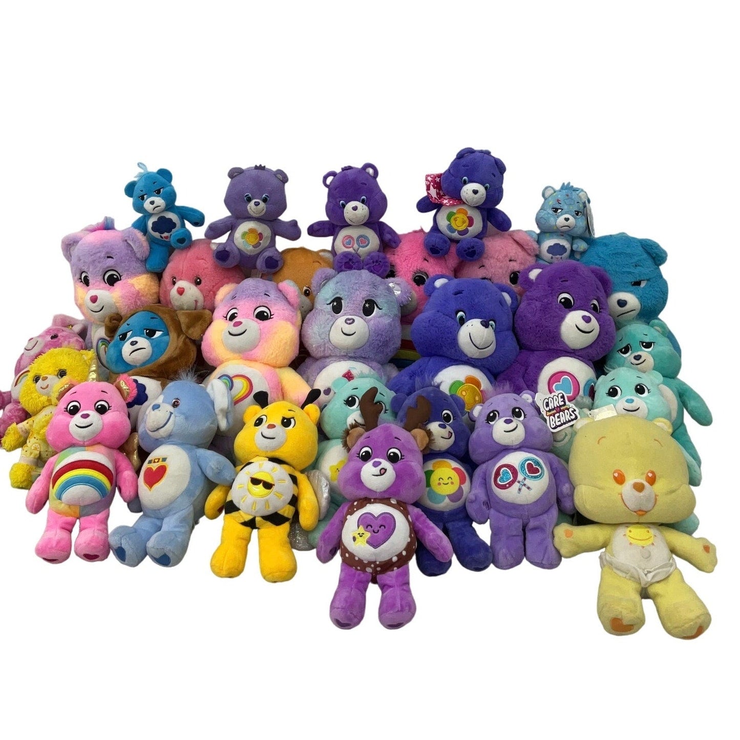 Care Bears Preowned Mixed LOT 12 lbs Character Plush Dolls Animals Stuffed Teddy - Warehouse Toys