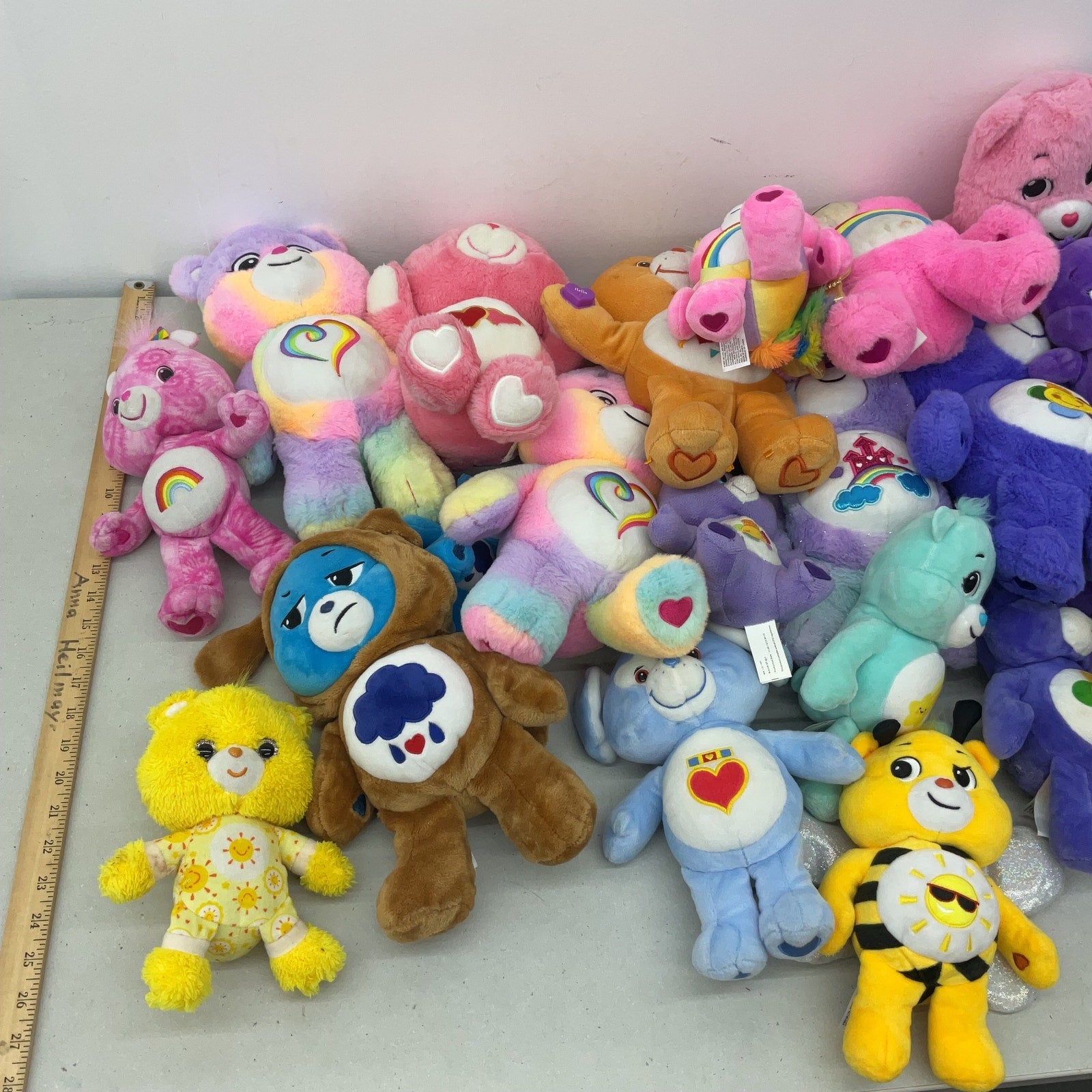 Care Bears Preowned Mixed LOT 12 lbs Character Plush Dolls Animals Stuffed Teddy - Warehouse Toys