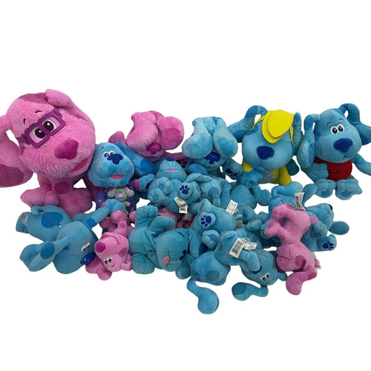 Character LOT 13 lbs Preowned Blue's Clues Dog Magenta Blue Plush Toys Stuffed - Warehouse Toys