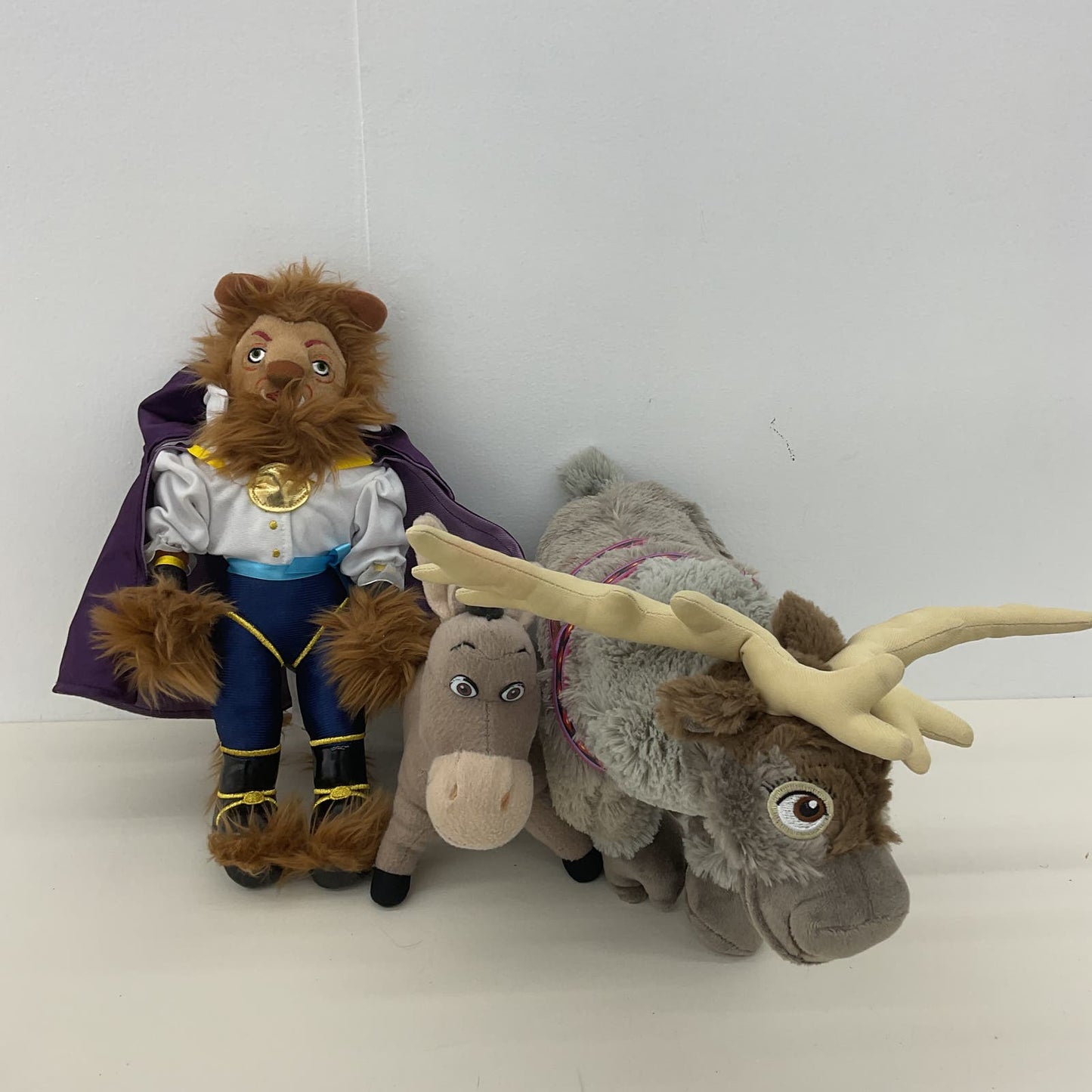 Character Plush LOT Disney Beast Sven Frozen & Shrek Donkey Plush Dolls Stuffed - Warehouse Toys