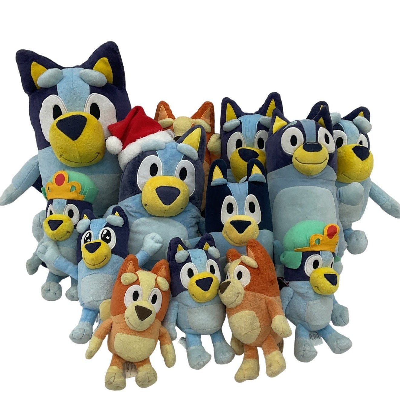 Character Stuffed Animals Toys Bluey & Bingo Plush Preowned Assorted LOT 5 lbs - Warehouse Toys