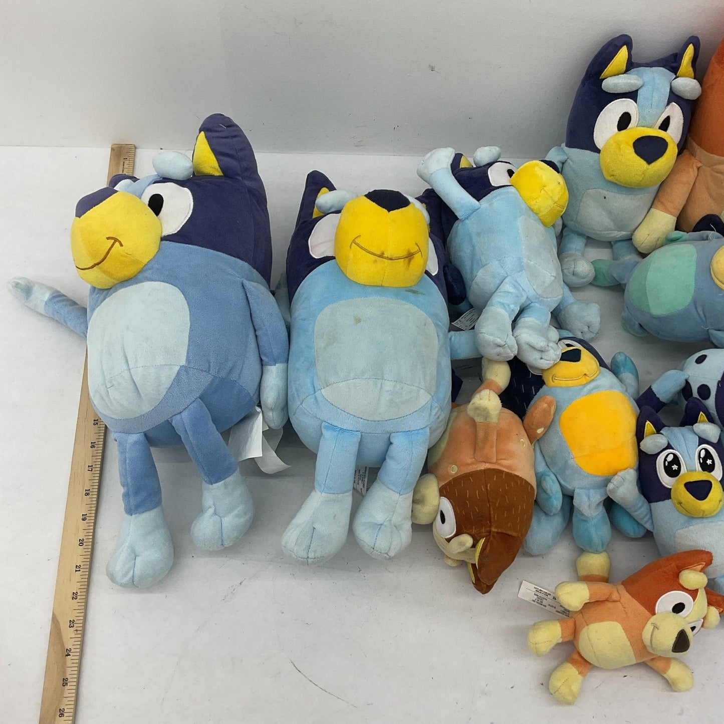 Character Stuffed Animals Toys Plush Preowned Bluey & Bingo Assorted LOT 11 lbs - Warehouse Toys