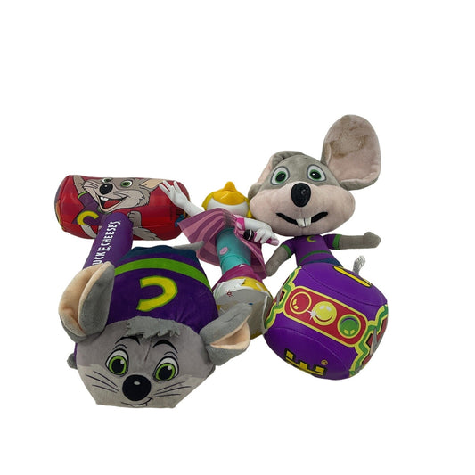 Chuck E Cheese Mouse Plush Dolls Prize Novelty Toy Figures Mixed - Warehouse Toys