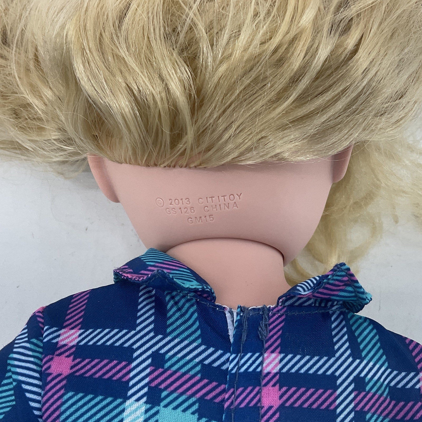 Citidoll 19" Fashion Play Doll With Closing Green Eyes Blonde - Preowned - Warehouse Toys