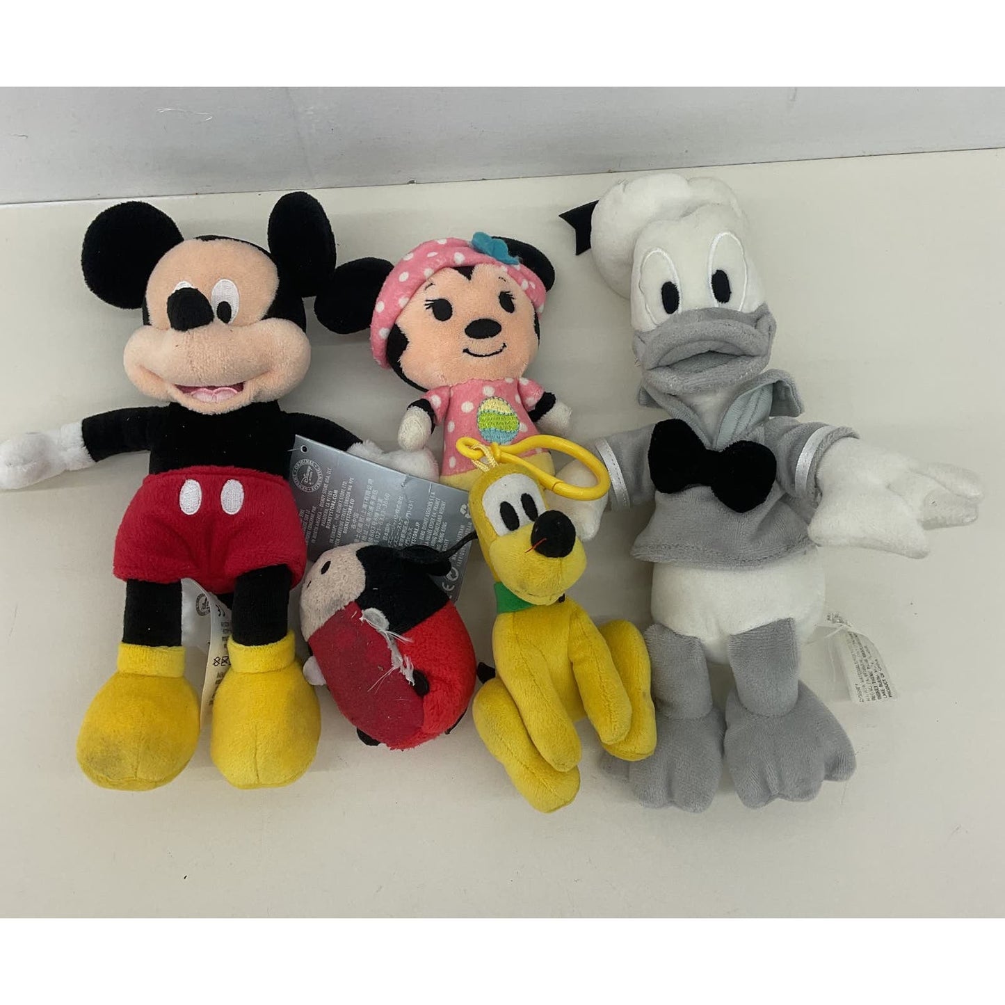 Classic Characters Disney Gray Donald Duck Mickey Mouse Pluto Minnie Plush Dolls - Warehouse Toys