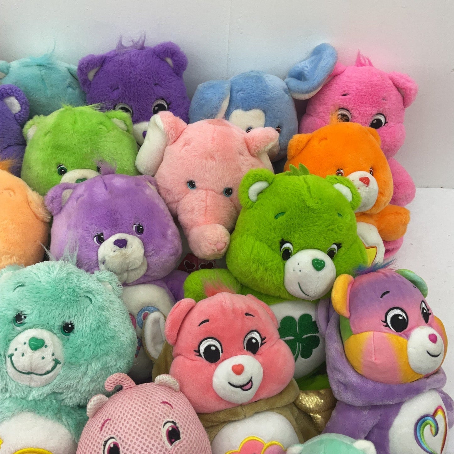 Colorful Stuffed Animals Preowned Mixed LOT 13 lbs Care Bears Plush Dolls Toys - Warehouse Toys