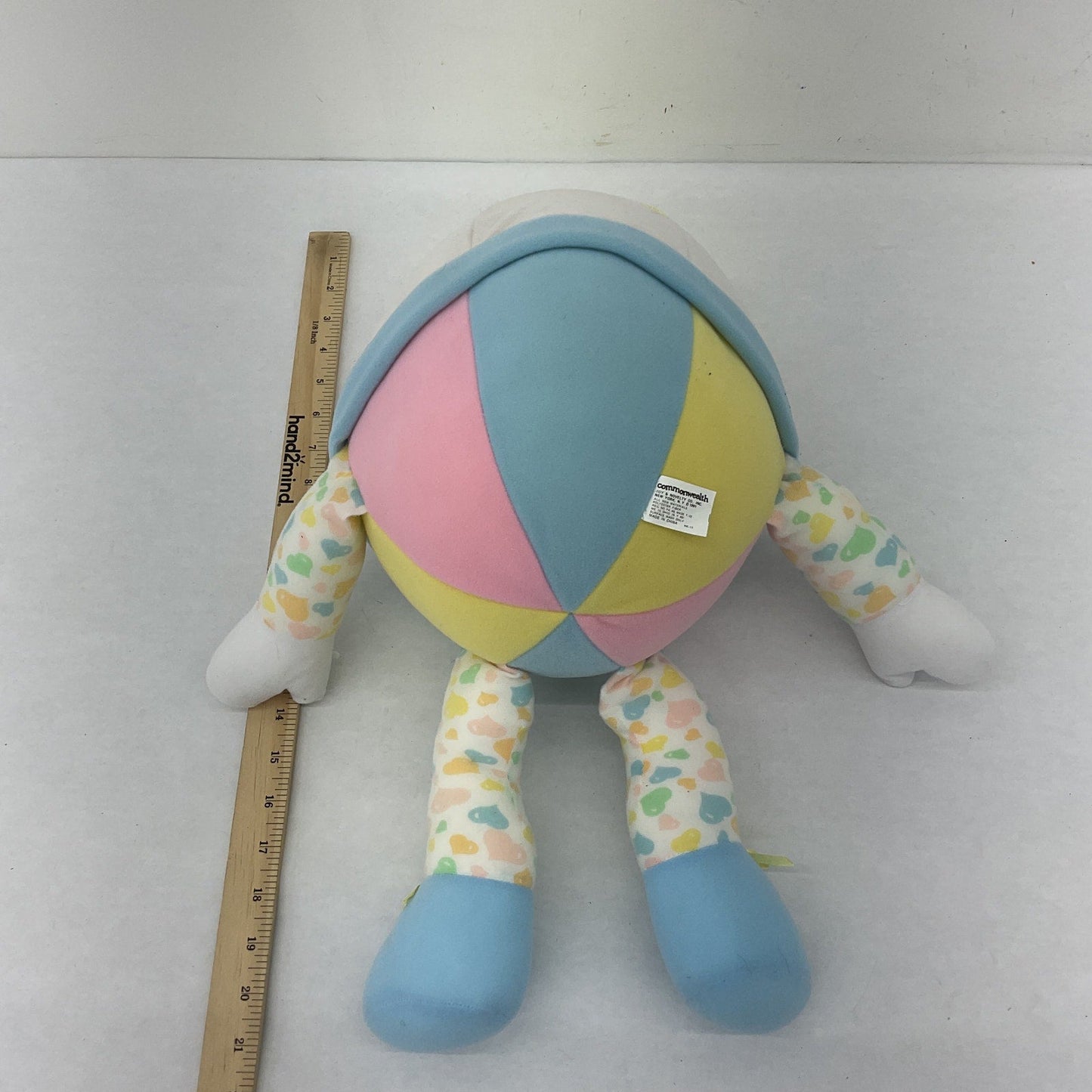 Commonwealth Vintage Baby Blue Humpty Dumpty Plush Doll Stuffed Animals Preowned - Warehouse Toys