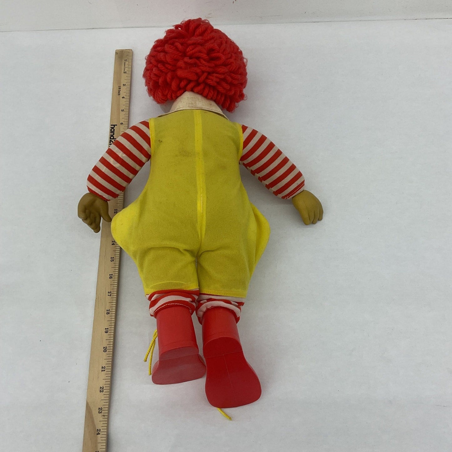 COOL McDonalds Vintage 1978 Ronald McDonald Character Doll w/ Whistle & Grimace - Warehouse Toys