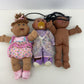 CPK Cabbage Patch Kids LOT 3 Soft Body Plush Newborn Baby Dolls Used - Warehouse Toys