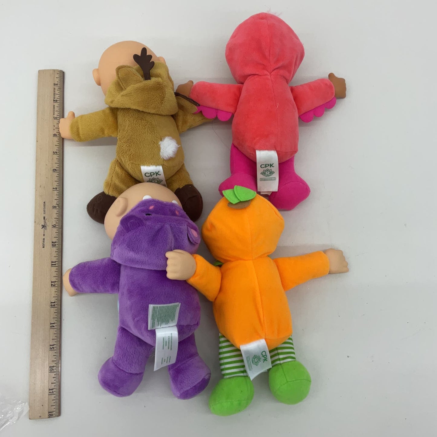 CPK Cabbage Patch Kids Small Baby Dolls LOT Pumpkin Deer Outfits CUTE Soft Body - Warehouse Toys