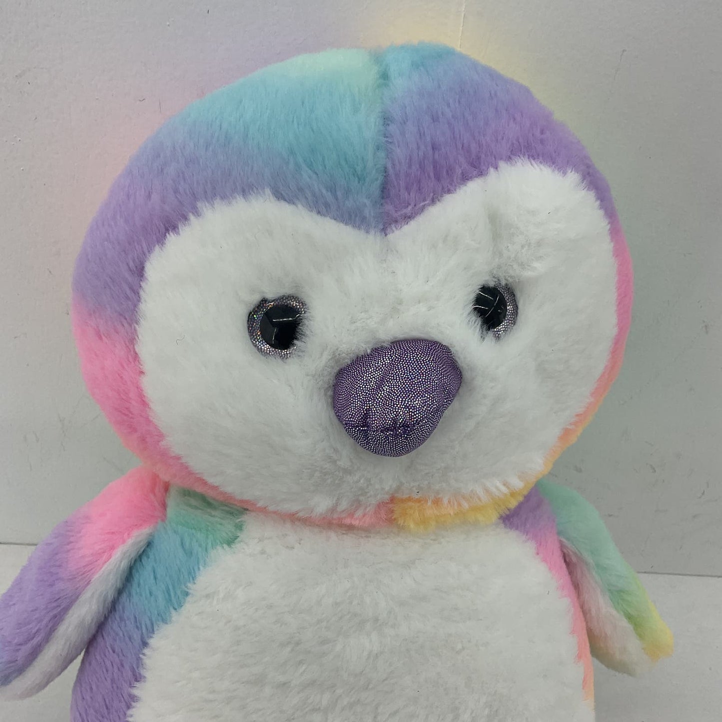 CUTE ADORABLE Soft Rainbow Ombre Colored Penguin TY Plush Doll Toy - Warehouse Toys