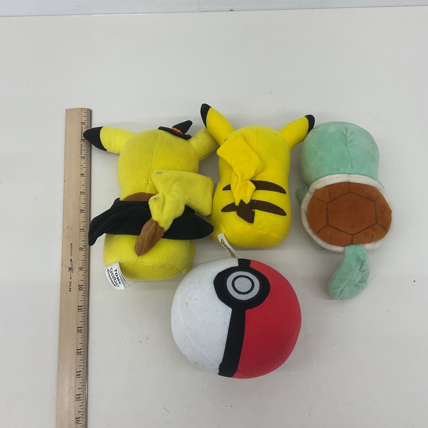 Cute Cuddly LOT Nintendo Pokemon Squirtle Pokeball Pikachu Plush Dolls Toys - Warehouse Toys