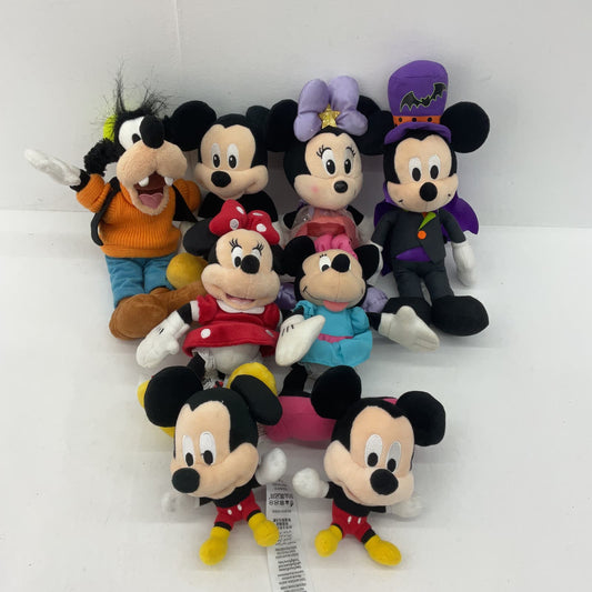 Cute Cuddly Mixed LOT Classic Disney Characters Goofy Mickey Minnie Plush Dolls - Warehouse Toys