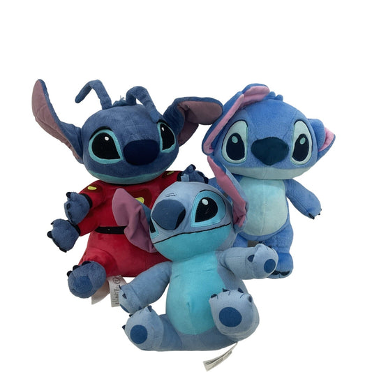 CUTE Disney Lilo & Stitch Alien Dog Blue Plush Dolls LOT 3 - Warehouse Toys