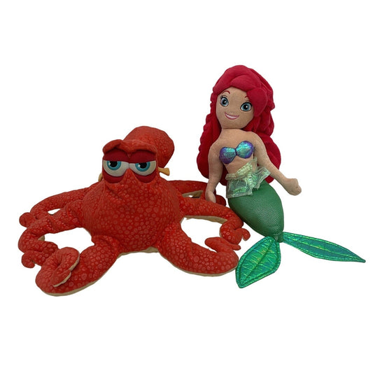 CUTE Disney LOT Finding Dory Hank Octopus Little Mermaid Ariel Plush Dolls - Warehouse Toys