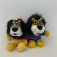 CUTE Harris Bank Hubert the Lion in Eyeglasses Mascot Plush Dolls Stuffed - Warehouse Toys