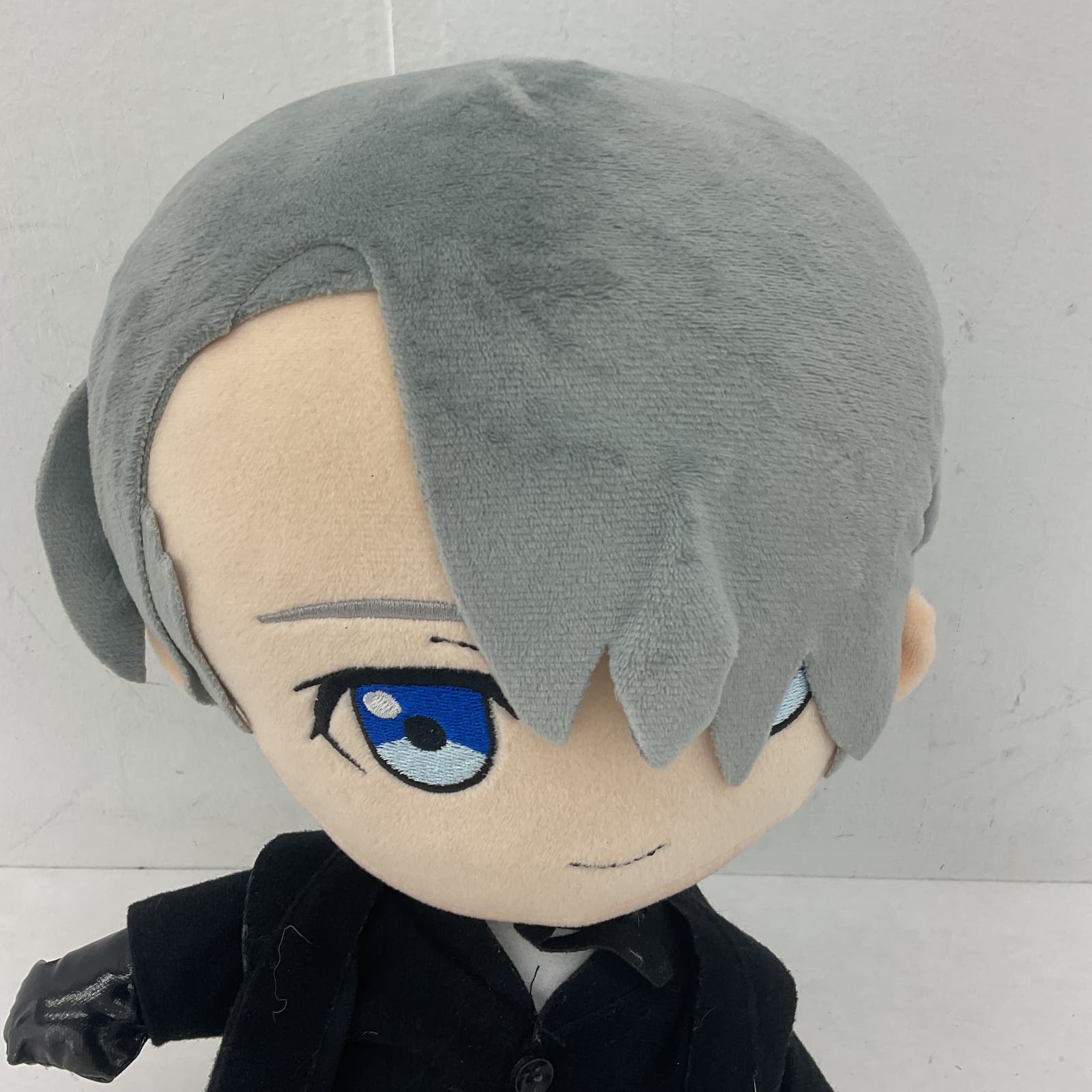 CUTE Hunter X Hunter Killua Zoldyck Anime Gray Hair Blue Eye Stuffed Plush Doll - Warehouse Toys