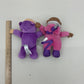 CUTE LOT 2 CPK Cabbage Patch Kids Baby Dolls Soft Bodied in Pink Purple Outfits - Warehouse Toys