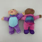 CUTE LOT 2 CPK Cabbage Patch Kids Baby Dolls Soft Bodied in Pink Purple Outfits - Warehouse Toys