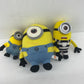 Cute LOT 2 Despicable Me Minions Yellow Stuffed Animal Plush Dolls Used - Warehouse Toys