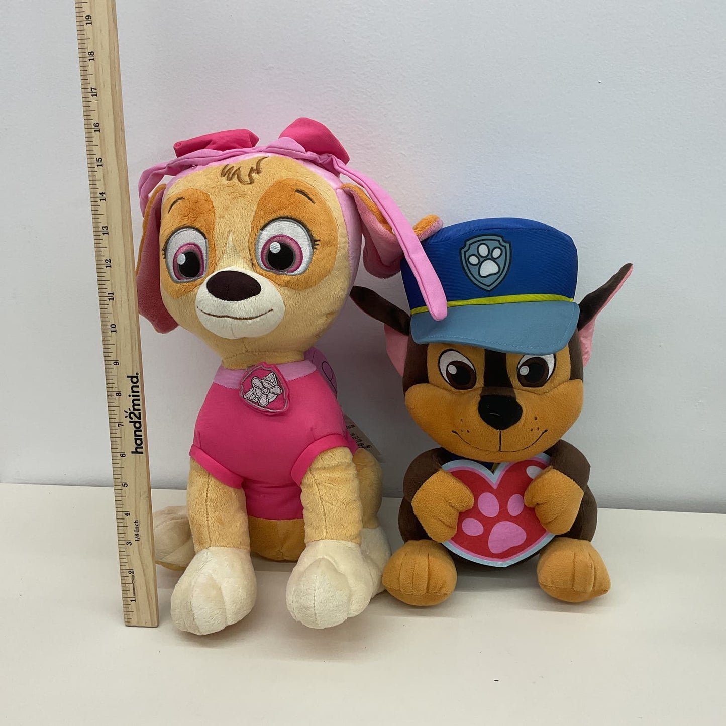 CUTE LOT 2 Nickelodeon Paw Patrol Chase Skye Puppy Dogs Character Plush Toys - Warehouse Toys