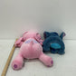 Cute LOT 2 Preowned Large Disney Lilo & Stitch Blue Pink Angel Character Plush - Warehouse Toys