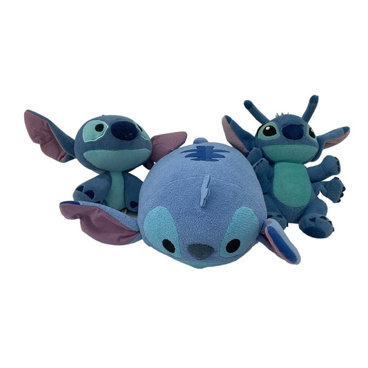 CUTE LOT 3 Disney Lilo & Stitch Character Plush Dolls Stuffed Animals Aliens - Warehouse Toys