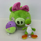 CUTE LOT Angry Birds Green Pig Super Mario Yoshi Squishmallow Grape Plush Dolls - Warehouse Toys