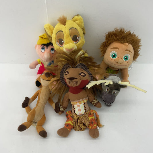 CUTE LOT Disney Character Plush Dolls Lion King Simba Timon Pinocchio Toys - Warehouse Toys