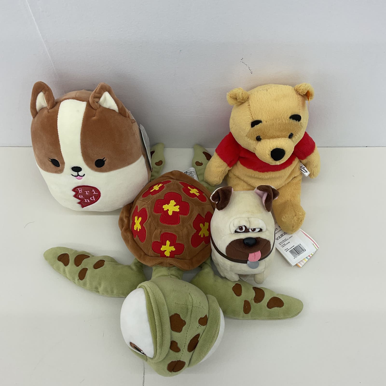 CUTE LOT Disney Finding Nemo Squirt Turtle Pooh Bear Squishmallow Dog Plush - Warehouse Toys