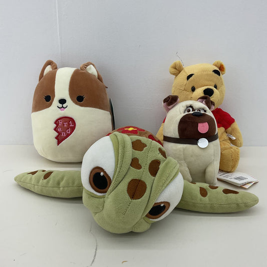 CUTE LOT Disney Finding Nemo Squirt Turtle Pooh Bear Squishmallow Dog Plush - Warehouse Toys