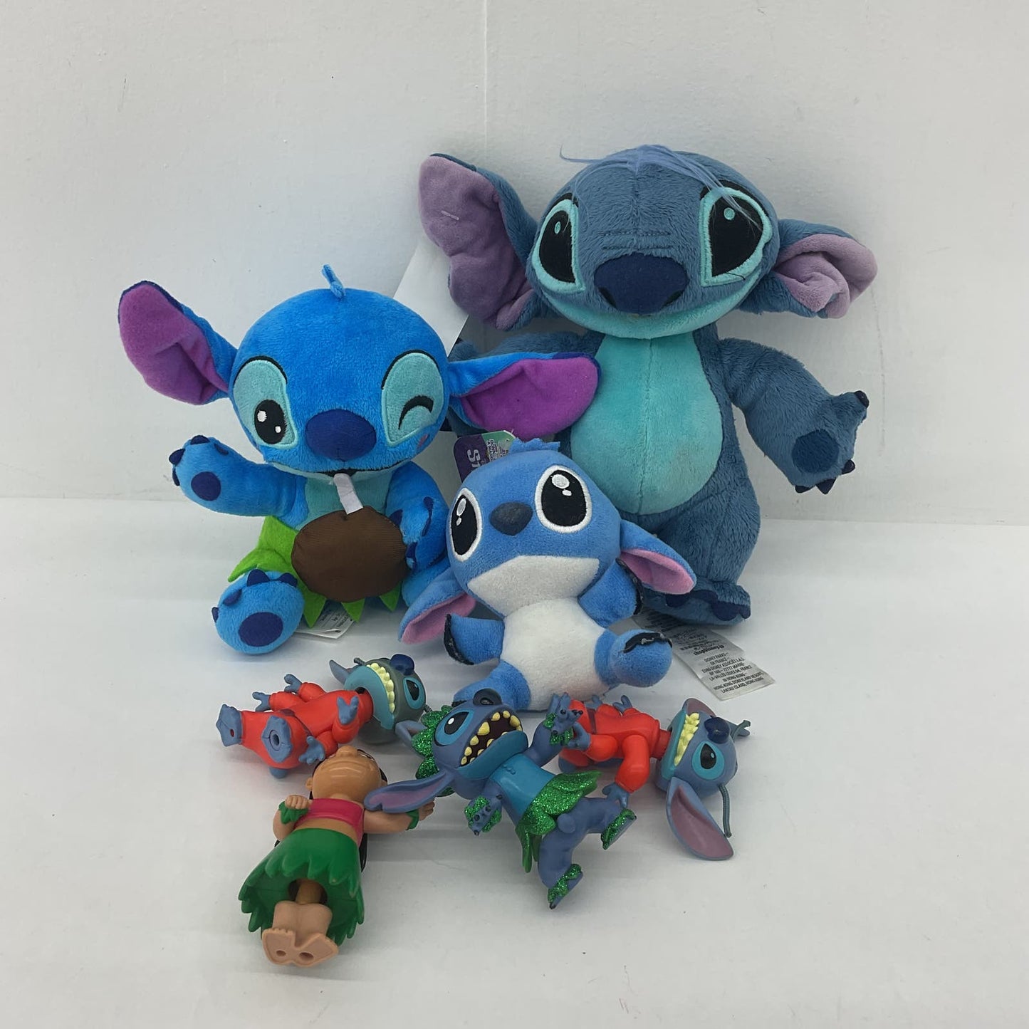 CUTE LOT Disney Lilo & Stitch Toy Figures Cake Toppers Plush Dolls Stuffed Toys - Warehouse Toys