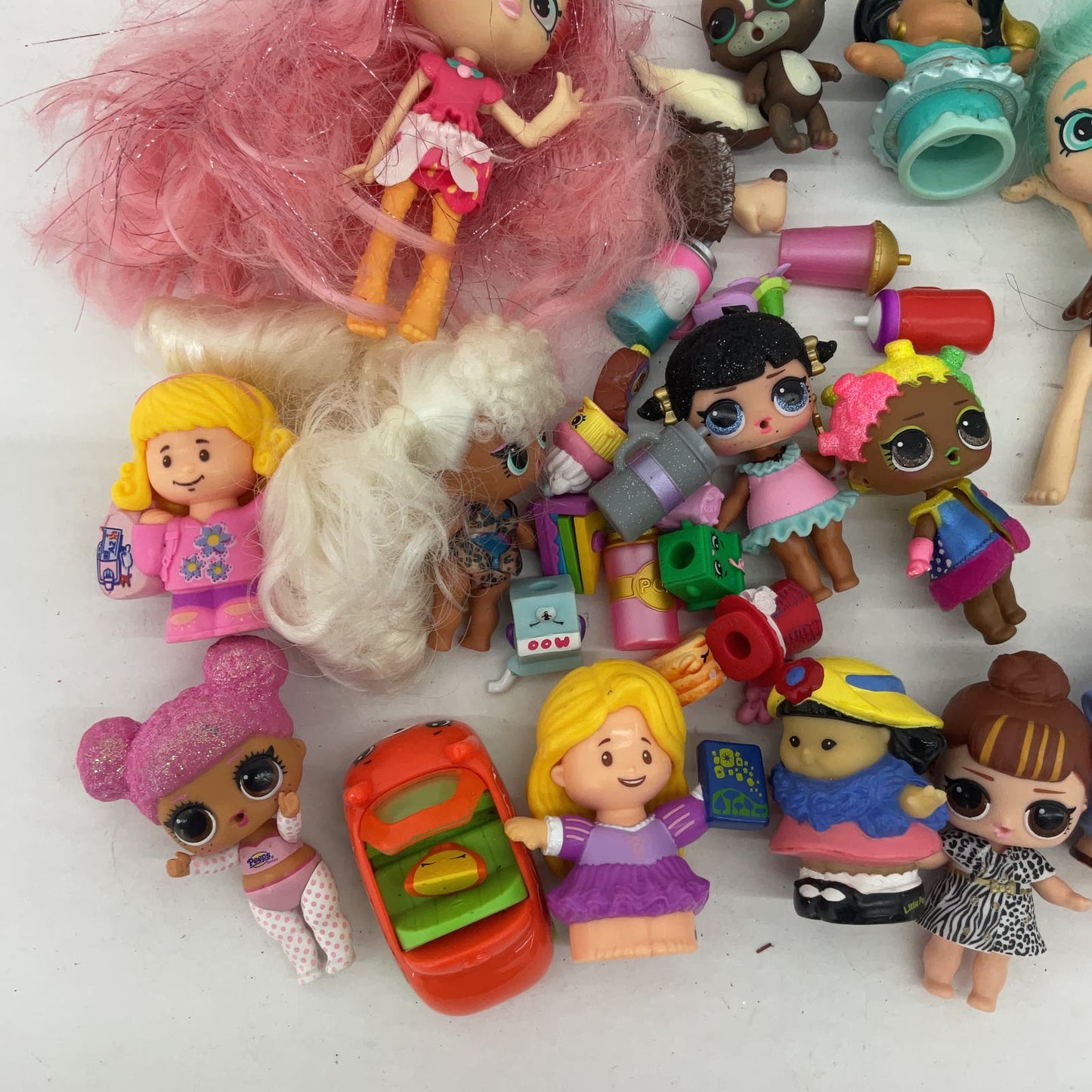 CUTE LOT Shopkins LOL OMG Surprise Disney Princess Girly Play Doll Toy Assorted - Warehouse Toys