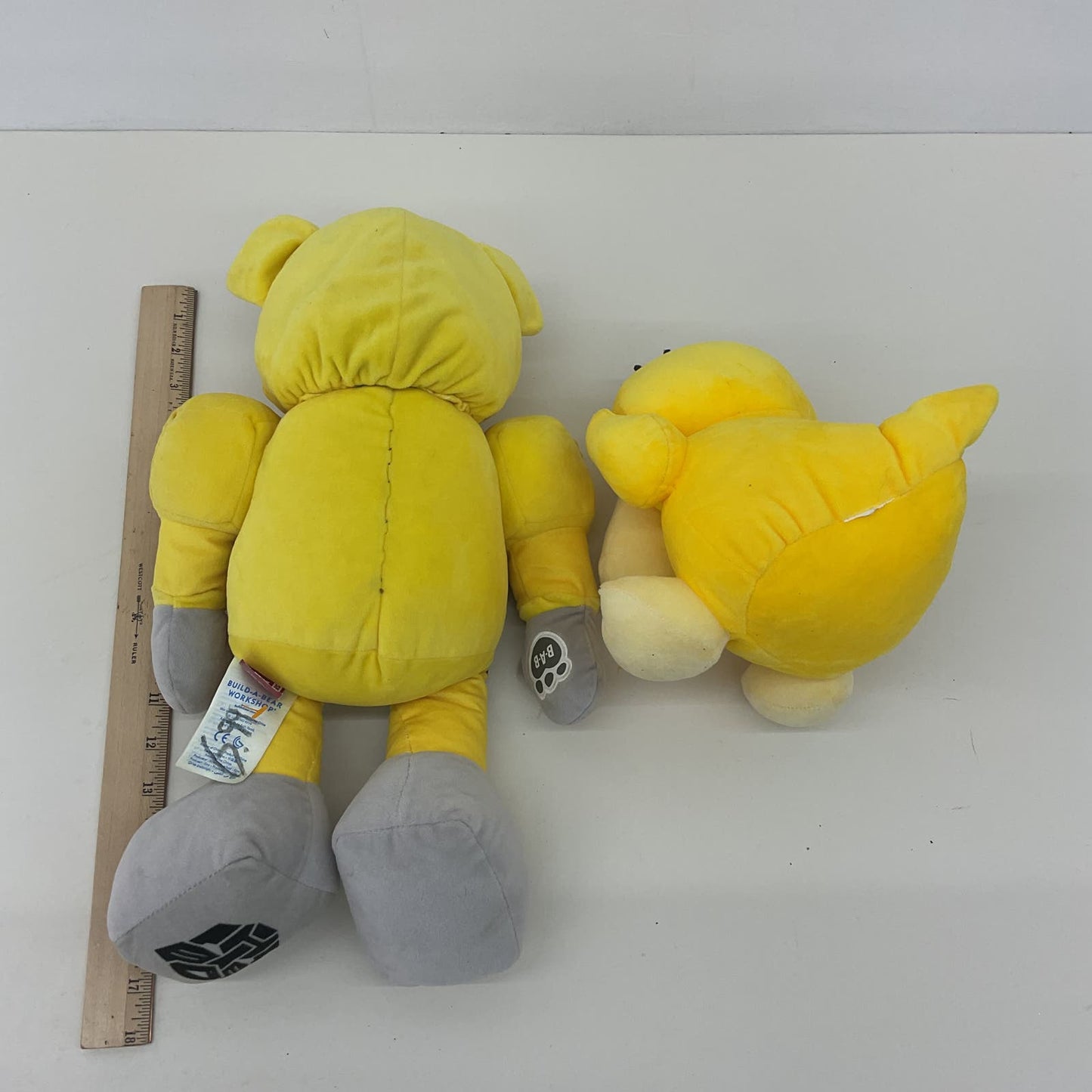 CUTE LOT Transformers Bumblebee Themed Teddy Bear Pokemon Psyduck Plush Dolls - Warehouse Toys