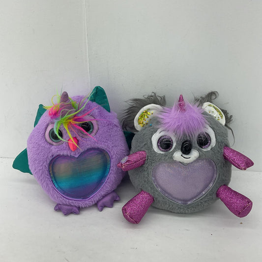 CUTE LOT Unicorn Winged Purple Owl & Glitter Koala Gray Fairy Plush Dolls Toys - Warehouse Toys